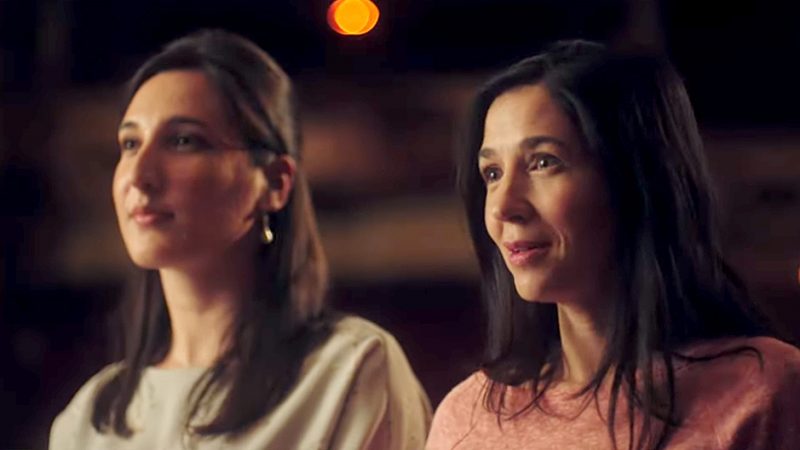 Olga Serrano, a l'esquerra, i Gemma Cazorla, a la dreta