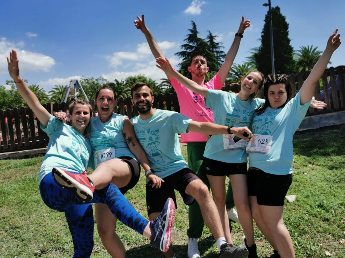 Team of professionals in the pediatric complex and palliative care at Parc Taulí