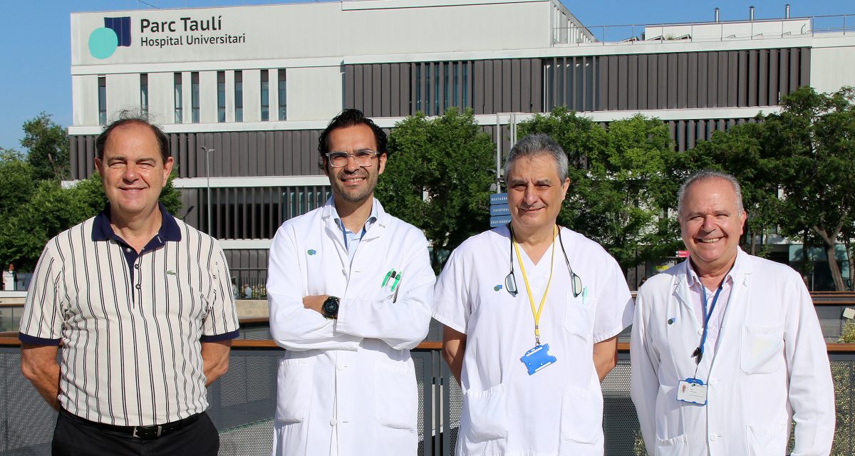 De izquierda a derecha, los doctores Eugenio Berlanga, Jesús Muñoz, Francisco Campos y Joan Prats
