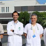 D'esquerra a dreta, els doctors Eugenio Berlanga, Jesús Muñoz, Francesc Campos i Joan Prats