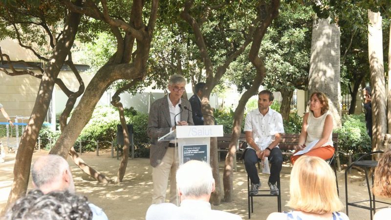 Roda de premsa de presentació del Programa d'atenció a la crisi infantil i juvenil en salut mental
