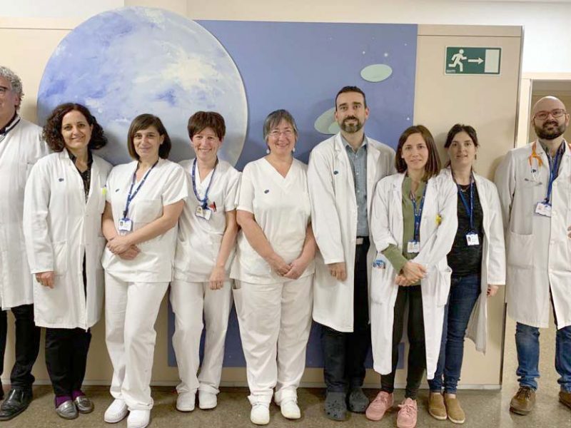 Professionals from the Cystic Fibrosis Unit of Parc Taulí
