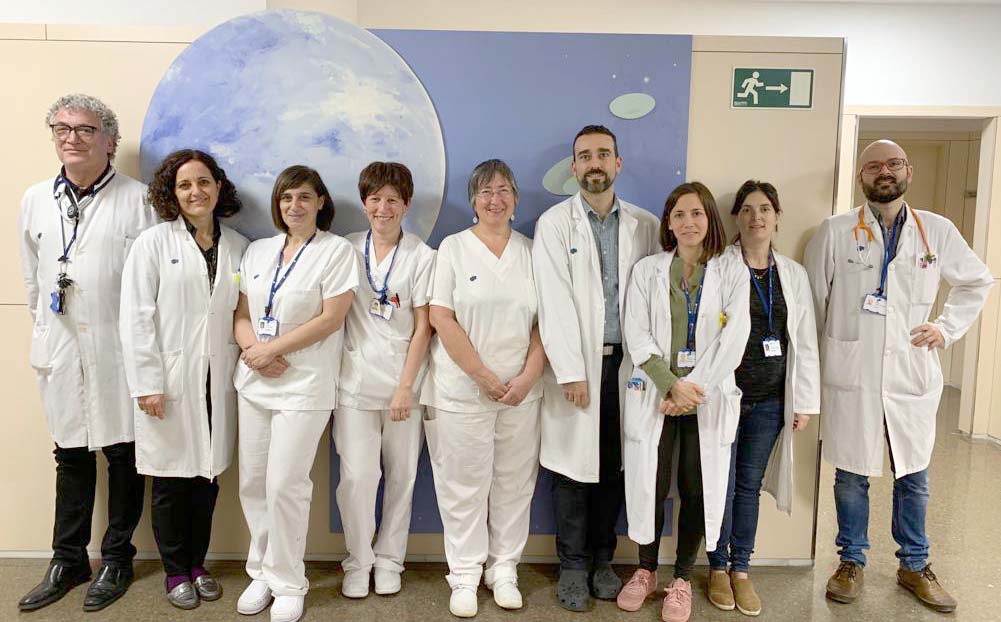 Professionals from the Cystic Fibrosis Unit of Parc Taulí