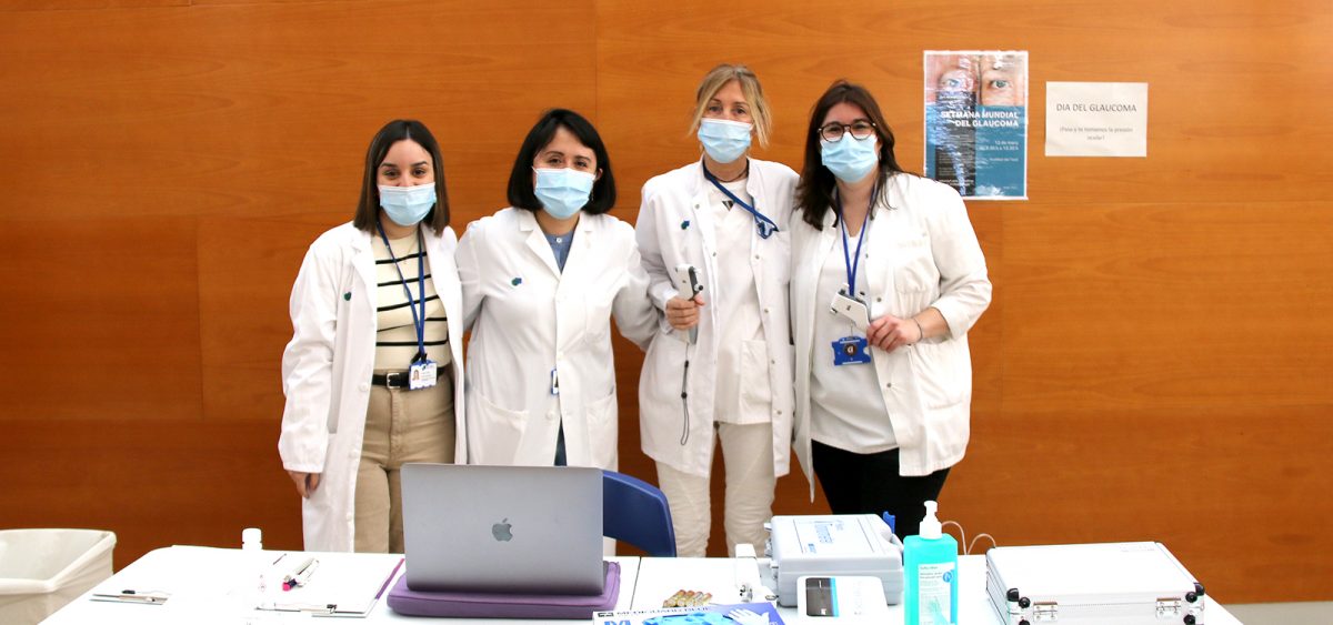 Team of ophthalmologists and optometrists from Parc Taulí