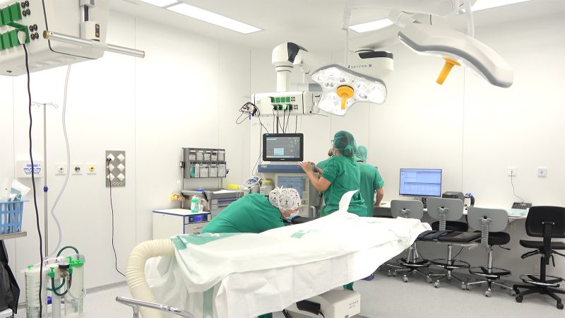Image of the new operating theater of the CQA