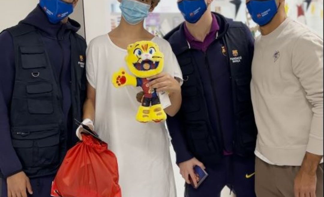 Visita jugadors Barça