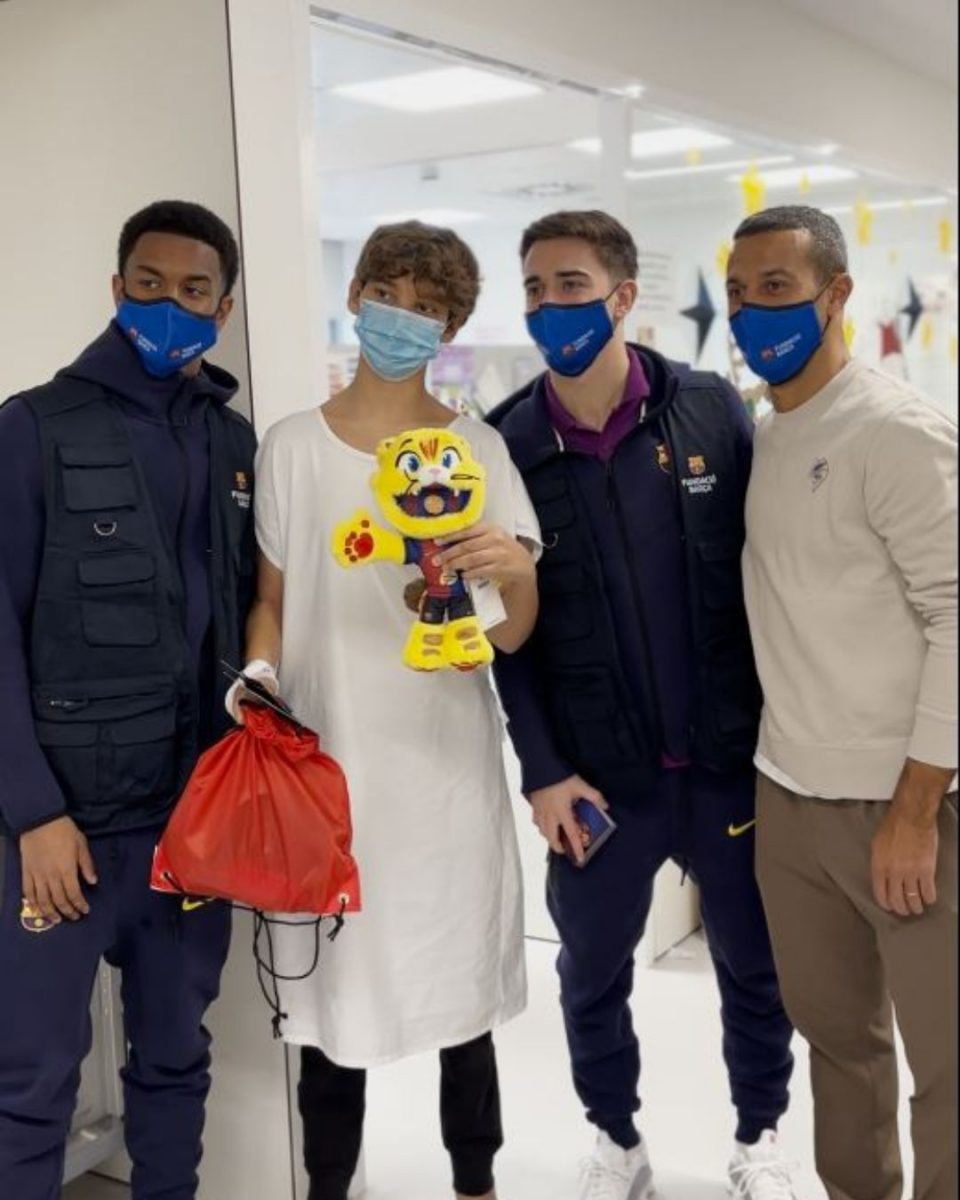 Visita jugadors Barça