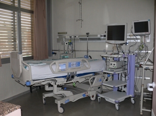 Unit bed of the ICU and Semicritics