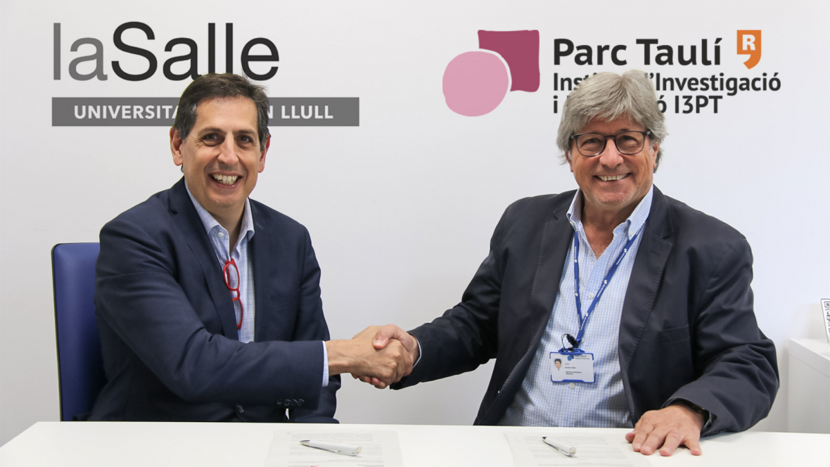 L’I3PT i La Salle-URL signen un acord de col·laboració