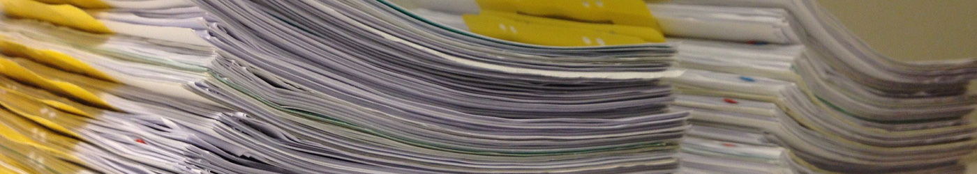 Image of a pile of papers