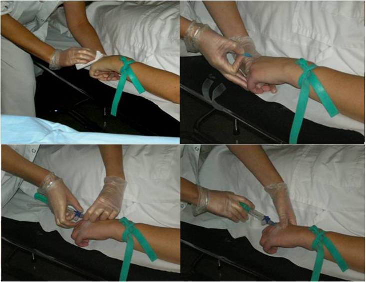 Imatge de l'exploració en l'ecografia de mama amb contrast.Radiologia Mamà ria. UDIAT. Parc TaulÃ